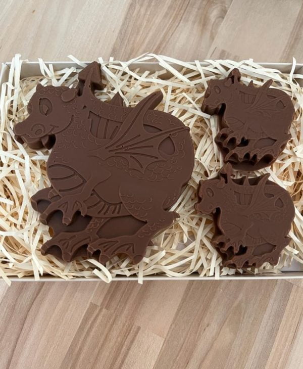 Milk Chocolate Dragon Family Gift Box